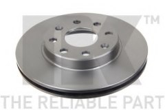 Тормозной диск для CHEVROLET SPARK (M300) 1.0 2010-, код двигателя B10D1, V см3 995, кВт 50, л.с. 68, бензин, GENERAL MOTORS 96574633